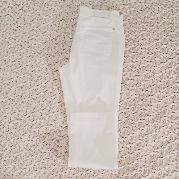 Vintage Premium CAMBIO "Norah" Comfy White Straight Jeans - Picture 15 of 16